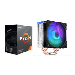 Procesor AMD Ryzen 5 3600 BOX (100-100000031BO) + Fera 5 ARGB Szary