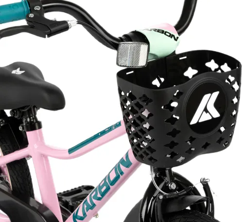 Rower dziecięcy KARBON Jazz 18 cali dla dziewczynki Różowy