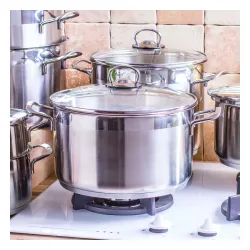 Garnek ze stali nierdzewnej z pokrywką NATALI 6,2 l
