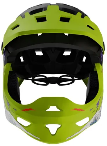 Kask KAMIKAZE Ronin Zielony Full Face (rozmiar M)