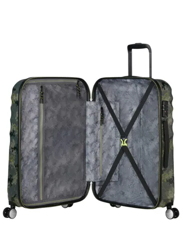 Walizka średnia American Tourister Wavebreaker Disney - Donald Duck camo