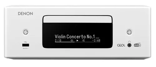 Amplituner Denon CEOL RCDN-12 DAB 2.1-kanałowy Wi-Fi Bluetooth AirPlay Biały