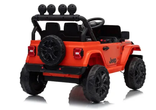 Auto Na Akumulator Jeep Rubicon 2X200W 24V Eva Skóra LED Pilot Radio MP3