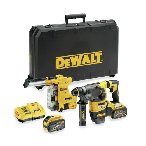 Перфоратор с всасывающим модулем DeWalt FLEXVOLT DCH335X2