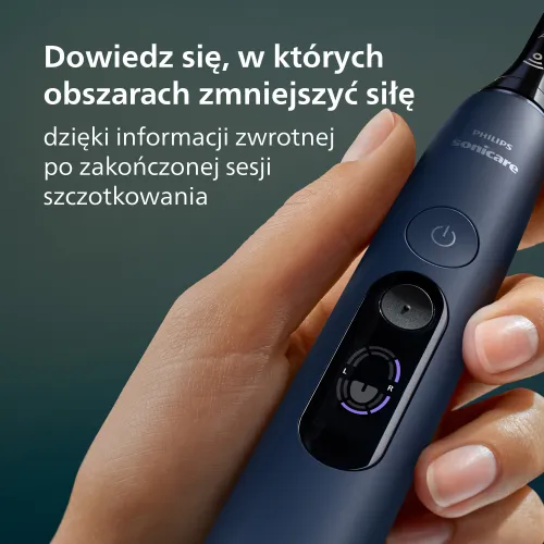 Szczoteczka soniczna PHILIPS Sonicare 8000 DiamondClean HX8311/13 Granatowy