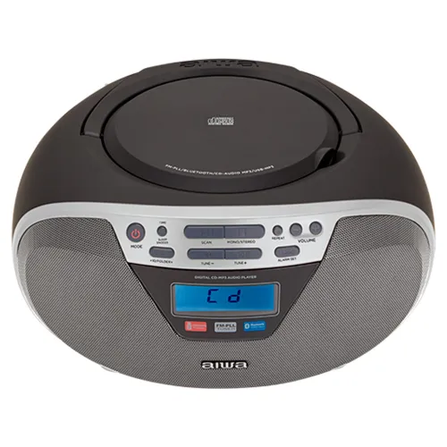 Radioodtwarzacz Aiwa Boombox BBTU-400SL Bluetooth Srebrny