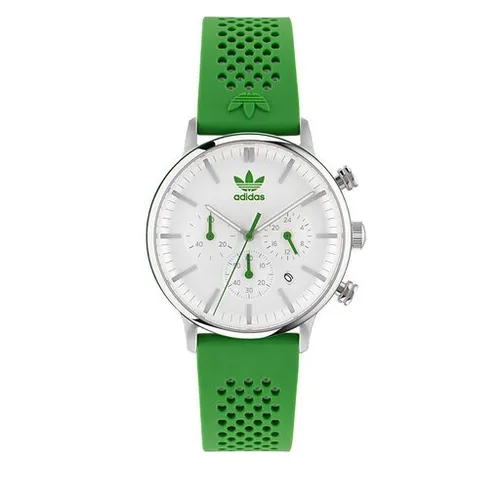 Adidas Originals Code One Chrono Watch Aosy23020 Silver