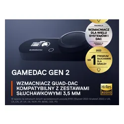 Przetwornik SteelSeries GameDAC Gen 2 dla PC i PlayStation