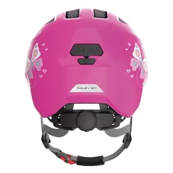 Kask rowerowy ABUS Smiley 3.0 Butterfly Ciemnoróżowy dla Dzieci (rozmiar M)