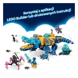 LEGO 71512 DREAMZzz Krokodylołódź podwodna