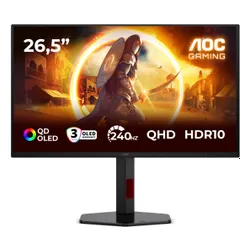 Monitor AOC Q27G4ZDR 26.5" 2560x1440px 240Hz 0.03 ms [GTG]