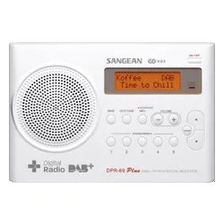 Radioodbiornik Sangean TRAVELLER 690 DPR-69 Radio FM DAB+ Biały