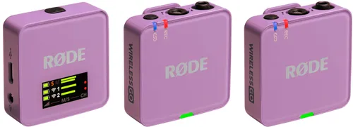 System bezprzewodowy RODE Wireless Go III Liliowy