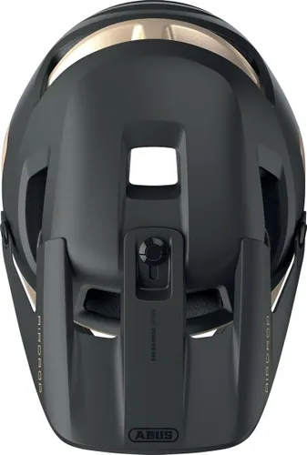 Kask rowerowy ABUS AirDrop Czarno-złoty MTB (rozmiar S/M) MIPS