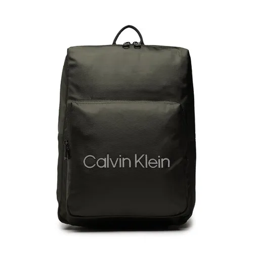 Calvin Klein CK trebuie să pătrat Campus Rucsac BP Rtw K50k510004 întuneric de măsline MRZ