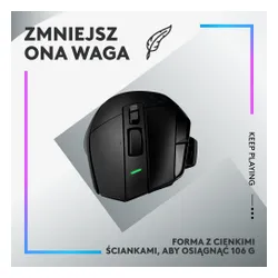 Myszka gamingowa Logitech G502 X Plus - czarny