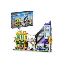 LEGO Friends 41732 şehir merkezinde iç mekan mağazası ve çiçekçi