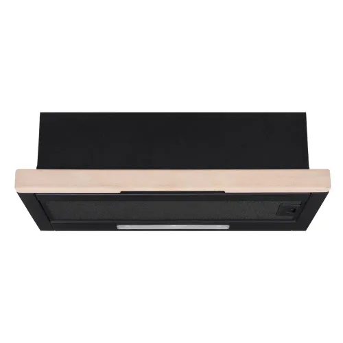 Okap Akpo WK-7 Light Wood Eco 60 Czarny matowy