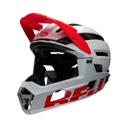 Kask rowerowy Bell FF Super Air R MIPS Spherical matte gloss white/infrared