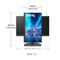 Monitor BenQ SW242Q 24" 2K IPS 60Hz 5ms Fotograficzny