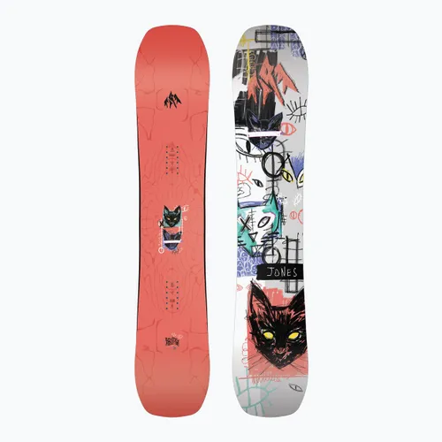 Deska snowboardowa damska Jones Rally Cat W red