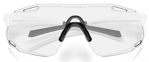 Okulary przeciwsłoneczne Oakley Cybr Dyno matte white/clear to black iridium photochromic