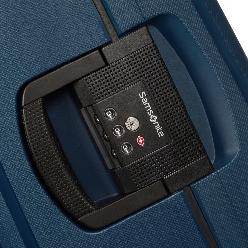 Средний чемодан Samsonite S'Cure Eco-темно-синий