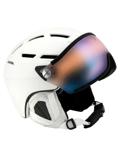 Kask narciarski damski ALPINA GRIVA VISOR VHM z wbudowaną szybą - fotochrom kat. S1-S3 - Rozmiar - M/L