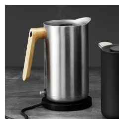 EVA SOLO Nordic Kitchen 1,5 l - czajnik elektryczny bezprzewodowy ze stali nierdzewnej