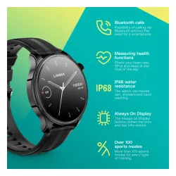 Smartwatch LAMAX Prism AMOLED Czarny