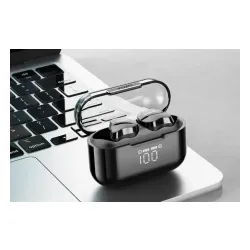 Słuchawki dokanałowe TOZO T18 Crystal Buds Czarny