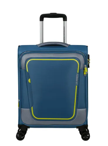 Walizka kabinowa American Tourister Pulsonic - coronet blue