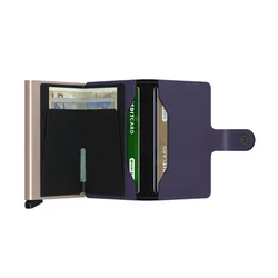 Miniwallet Secrid Matte RFID Cüzdanı-mor / gül