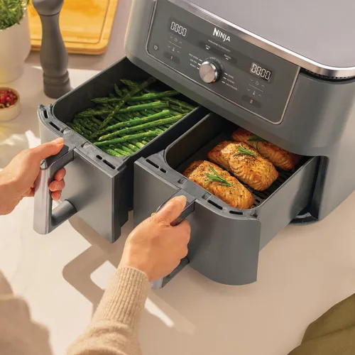 Air fryer Frytkownica beztłuszczowa NINJA Dual Zone Max DZ400EU 9.5 l Szary