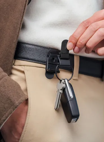 Uchwyt do kluczy brelok Orbitkey Utility Clip - black