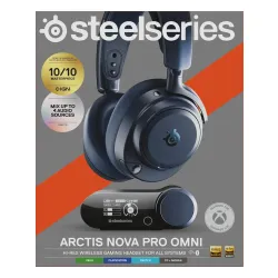 Słuchawki bezprzewodowe z mikrofonem SteelSeries Arctis Nova Pro Omni Nauszne Granatowy