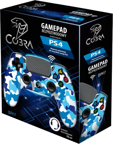 Геймпад Cobra QSP417 для PS4 Беспроводной