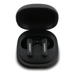 Słuchawki dokanałowe LACOSTE Iconic Petit Pique Czarny
