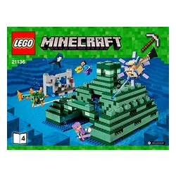 Конструктор Lego Minecraft Подводная крепость (21136)