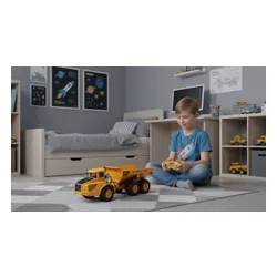 Zdalnie sterowany samochód COIL Auto RC pilot wywrotka ciężarówka VOLVO 1:16 żółta