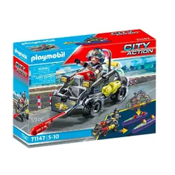 Playmobil City Набор фигурок 71147 Внедорожный квадроцикл спецподразделение