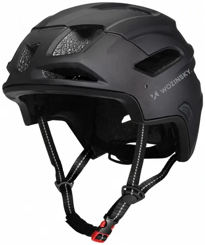 Kask rowerowy WOZINSKY HT-009C Czarny Full Face MTB  (rozmiar L)