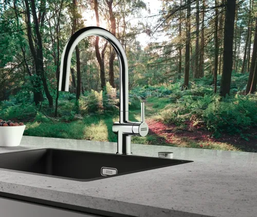 Bateria FRANKE Active J Pull-out spray 115.0653.401 Chrom