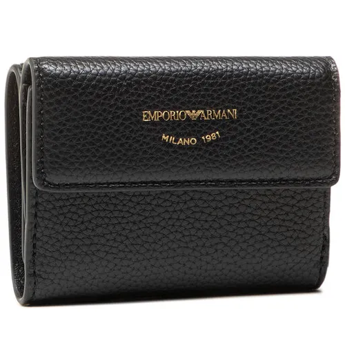 Kadın Küçük Cüzdan Emporio Armani Y3h215 YFW9B 80001 Nero