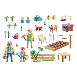 Playmobil Набор фигурок Страна 71443 Дедушкин огород