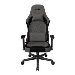 Fotel Fury Shinai S8 Gamingowy do 130kg Tkanina Szary