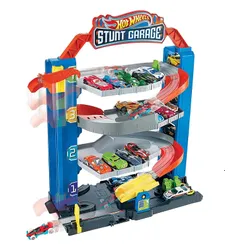 Hot Wheels Hot Wheels Zestaw Garaż Parking Z Windą + Autko