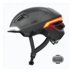 Kask rowerowy z kierunkowskazami ABUS Hyp-E volcano titan