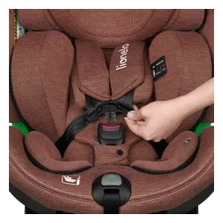 Fotelik samochodowy LIONELO Harmony i-Size 40-150 cm (0-36 kg) Czerwony