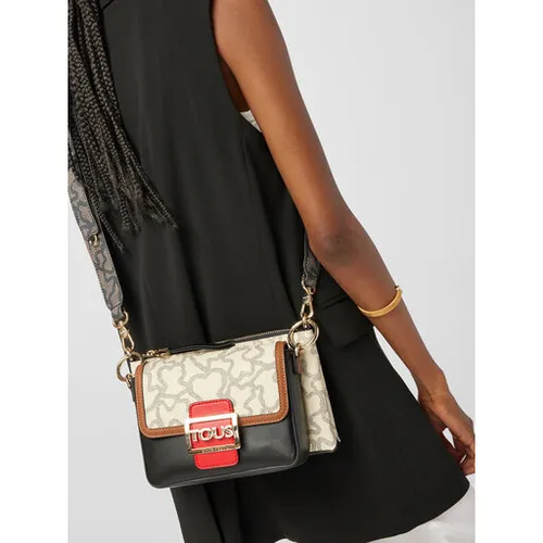 Geanta TOUS Bandolera Doble K Icon 2001502659 Neagra